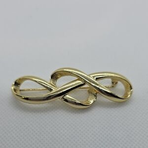 Danecraft Timeless Gold Infinity Brooch